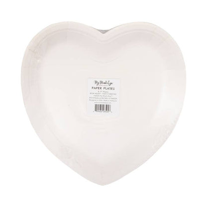 Tied Bow Heart Plates