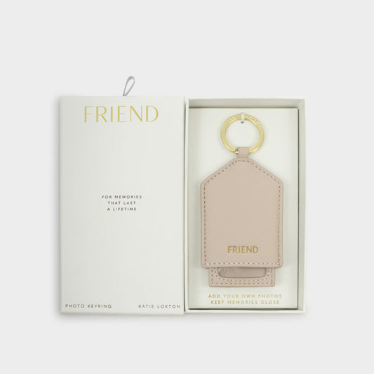 Hidden Photo Keyring - Friend - Oyster