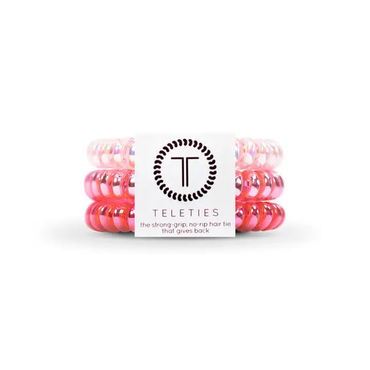 Spiral Hair Coils - Small - Think Pink
