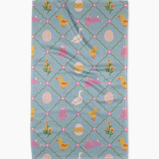 Easter Critters Tea Towel