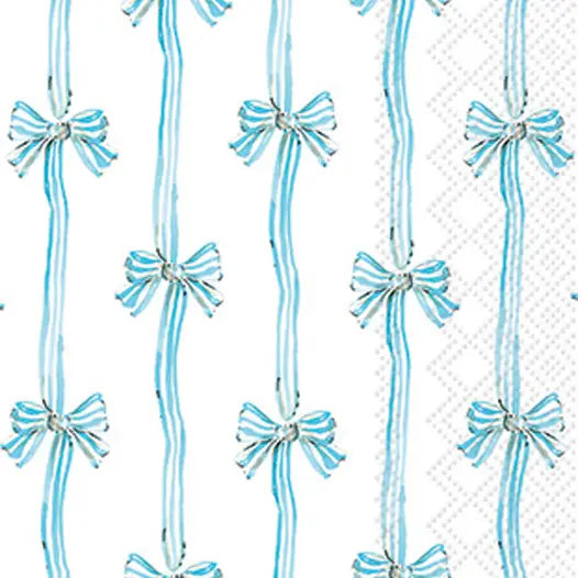 Guest Towels - Bow Toile - Blue