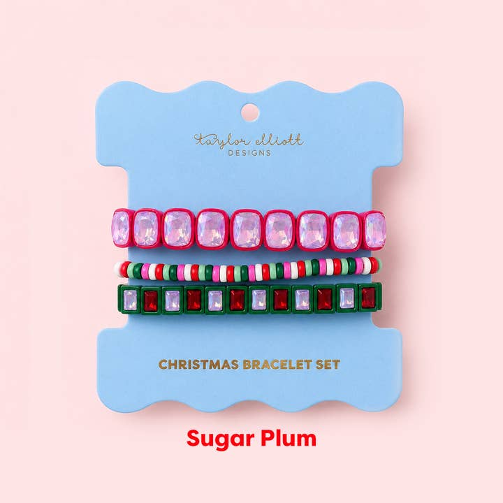 Christmas Bracelet Set - Sugar Plum