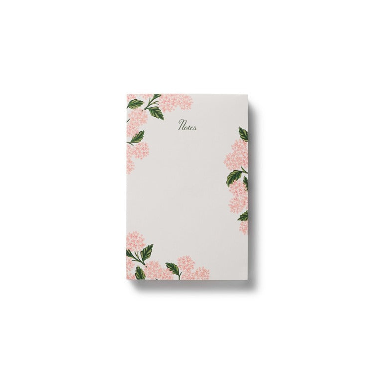 Notepad - Pink Hydrangea