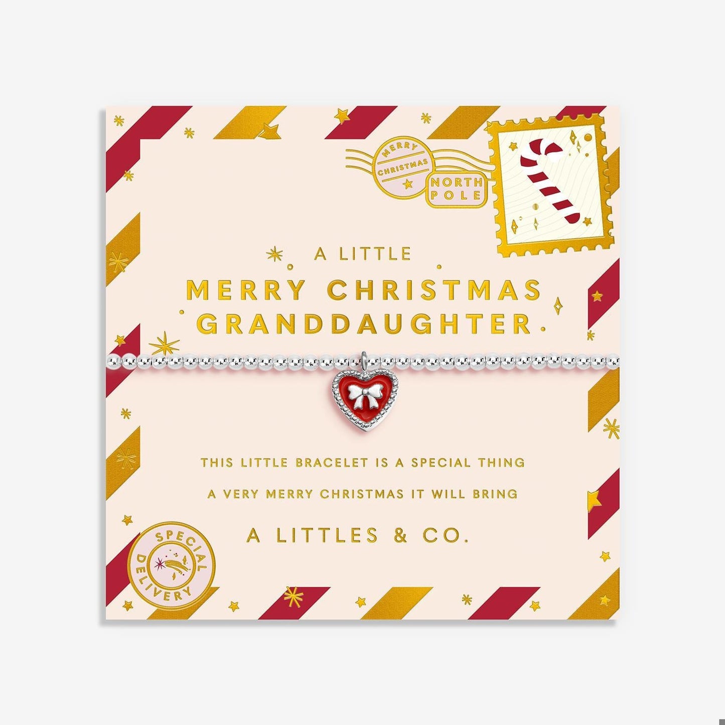 Kids' A Little Bracelet Christmas - Granddaughter