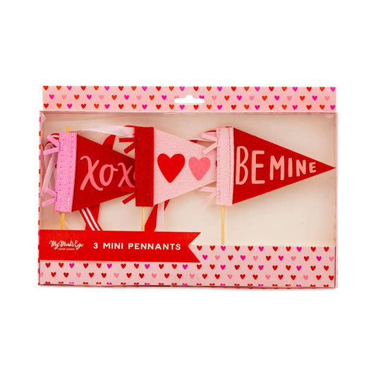 Valentine Mini Felt Pennant Banner Set