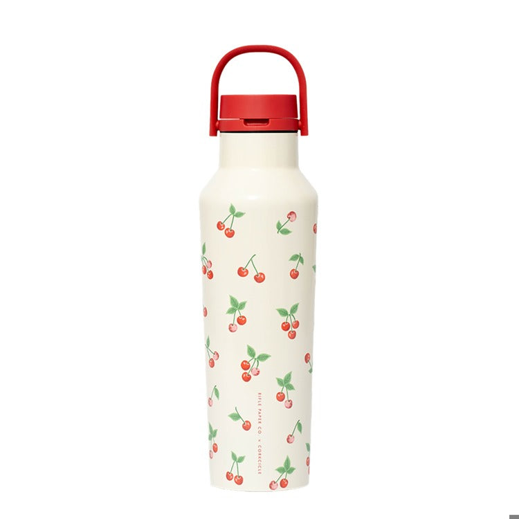 20 oz Sport Canteen - Rifle Paper Cherries