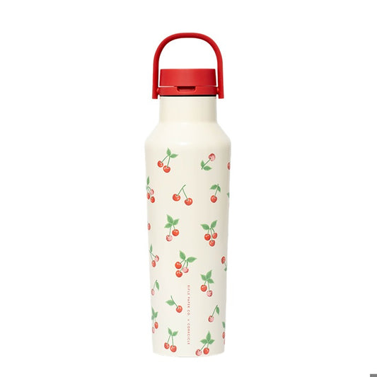 20 oz Sport Canteen - Rifle Paper Cherries