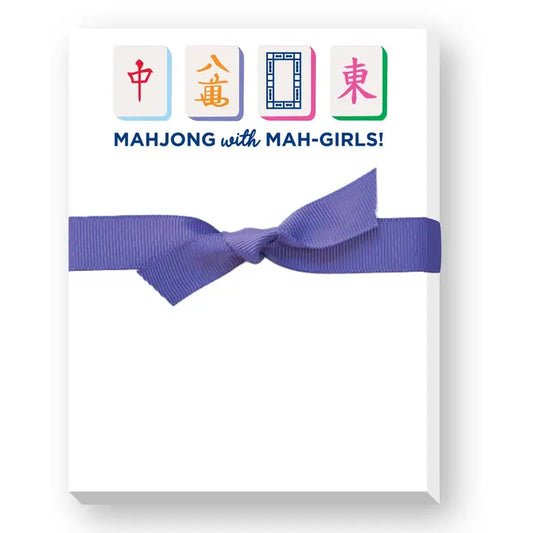 Mahjong with Mah-Girls Mini Notepad