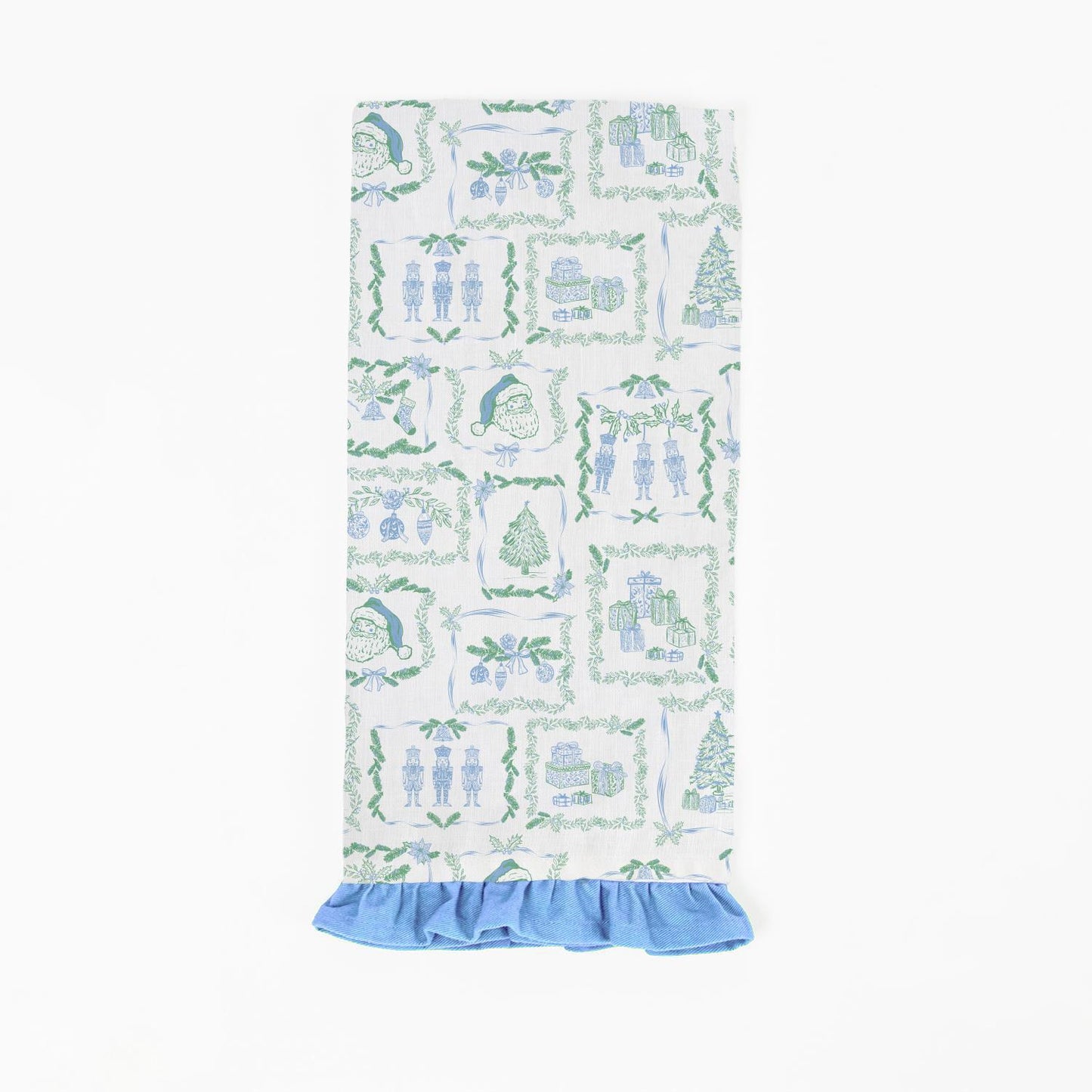 Tea Towel - Yuletide Vignettes Pattern