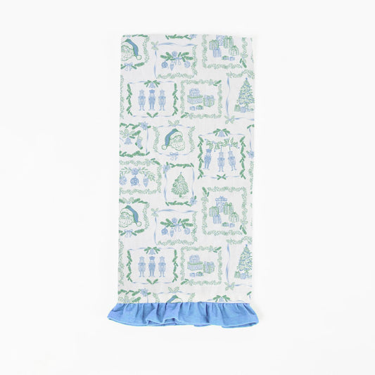 Tea Towel - Yuletide Vignettes Pattern