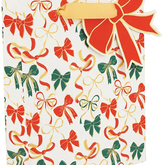 Medium Gift Bag - Christmas Bows