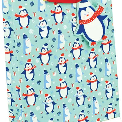 Medium Gift Bag - Penguins