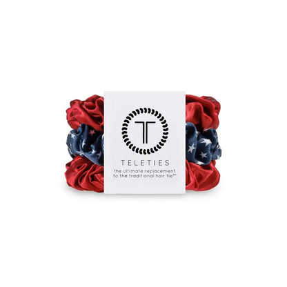 Large Silk Scrunchies - Independence Bae