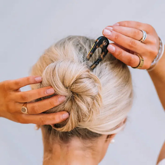 French Hair Pin - Tortoise