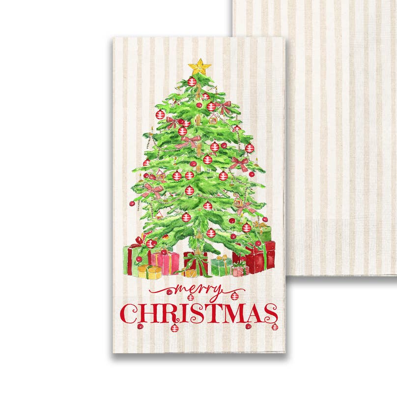 Guest Towel - Christmas Tree with Presents