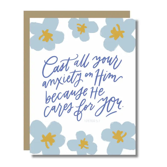 He Cares For You Card