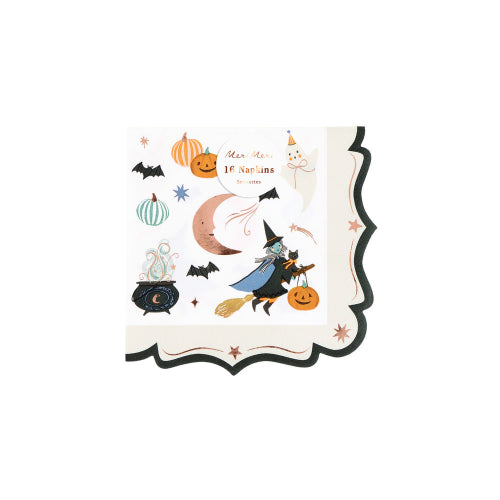 Small Napkins - Ornate Edge Halloween