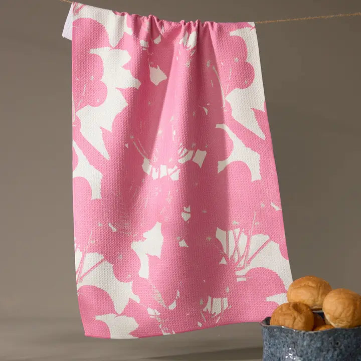 Bramble Pink Tea Towel