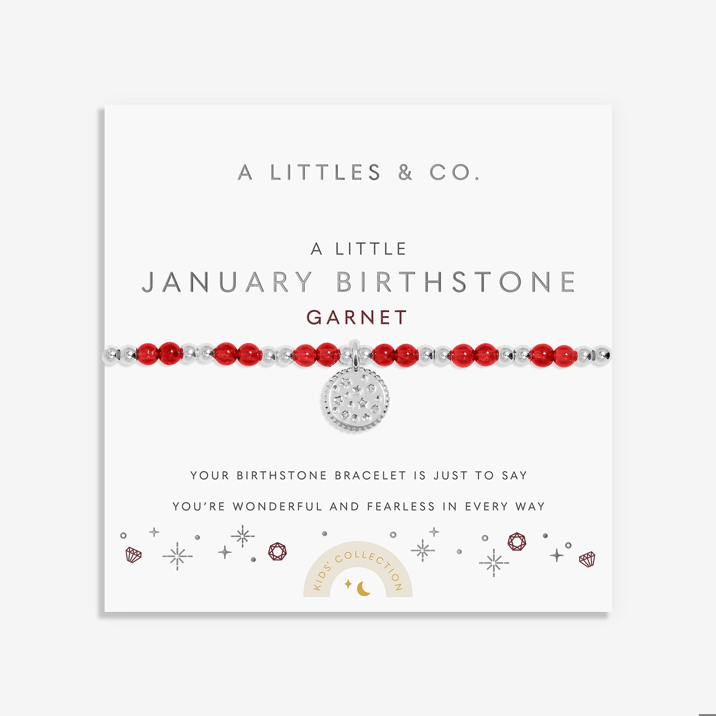Kids' A Little Bracelet Birthstone - January