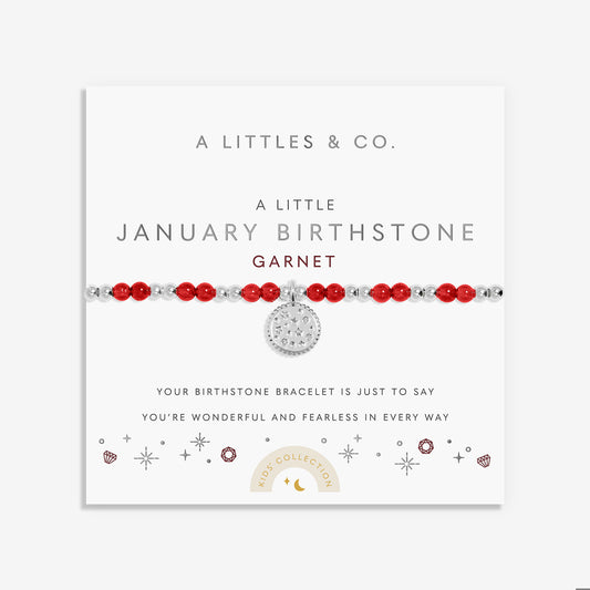 Kids' A Little Bracelet Birthstone - January