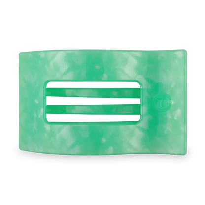 Large Flat Rectangle Hair Clip - Spring Splash