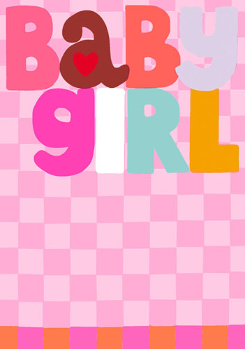 Greeting Card - Baby Girl