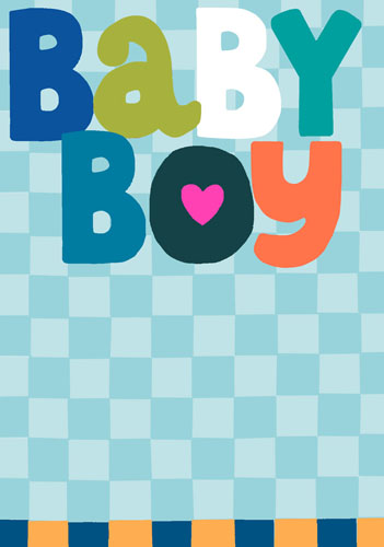 Greeting Card - Baby Boy