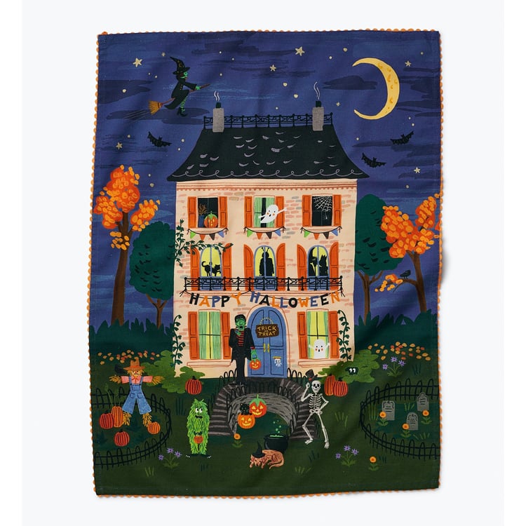Tea Towel - Haunted House