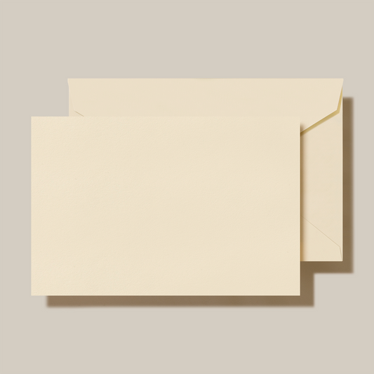 Plain Ecru Card