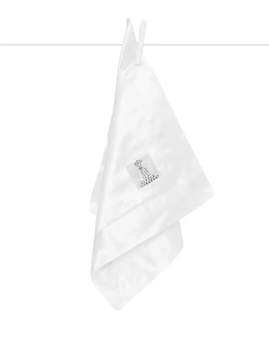 Satin Chenille Blanky - White