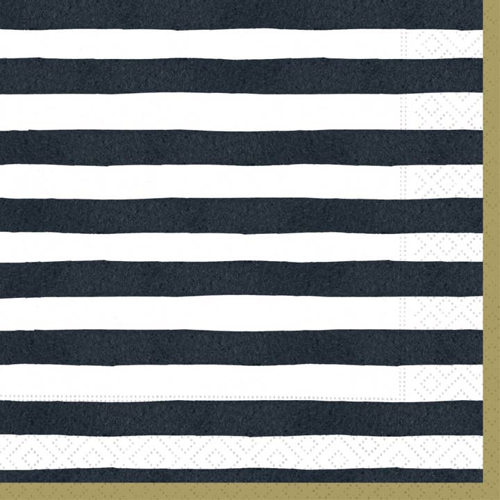 Luncheon Napkin - Bold Strokes Black