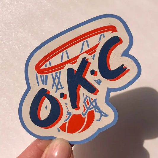 OKC Swish Thunder Magnet