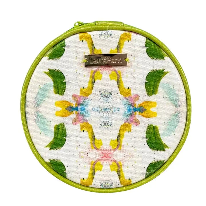 Round Jewelry Case - Dogwood