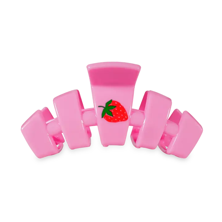 Small Classic Hair Clip - Handpicked Strawberry