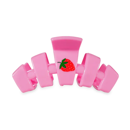 Small Classic Hair Clip - Handpicked Strawberry