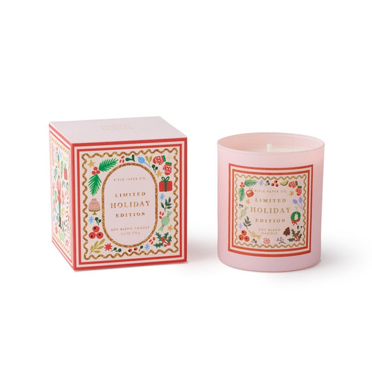 9 oz Glass Candle - Holly Jolly Nutcracker Holiday