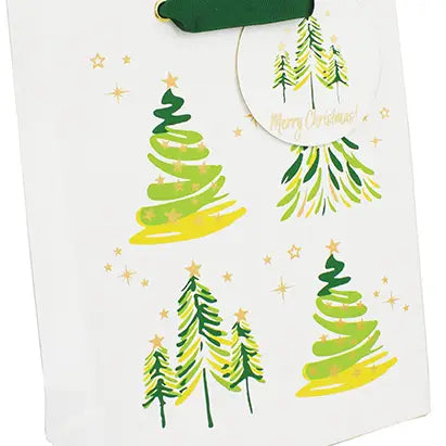 Medium Gift Bag - Merry Christmas Tree