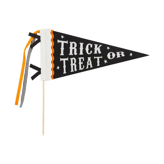 Trick or Treat Felt Pennant