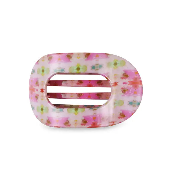 Flat Round Hair Clip - Medium  - Giverny