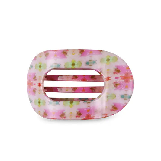 Flat Round Hair Clip - Medium  - Giverny