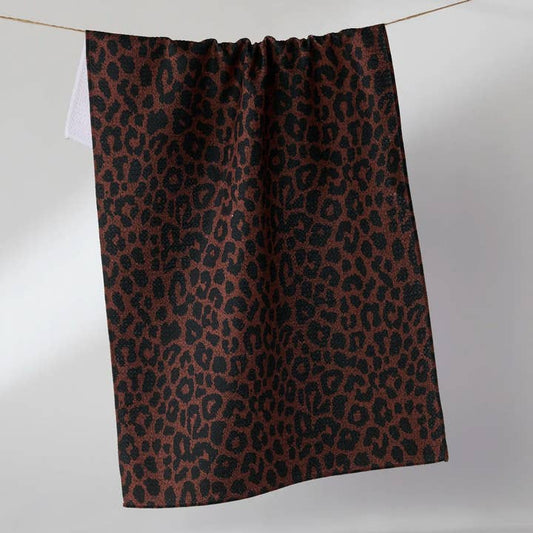 Midnight Safari Tea Towel