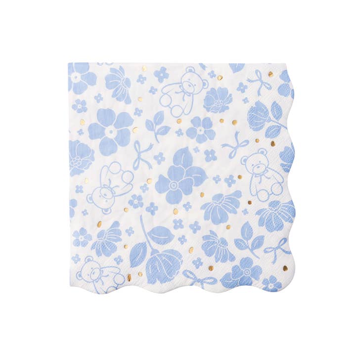 Dinner Napkins - Henry Bear Pink