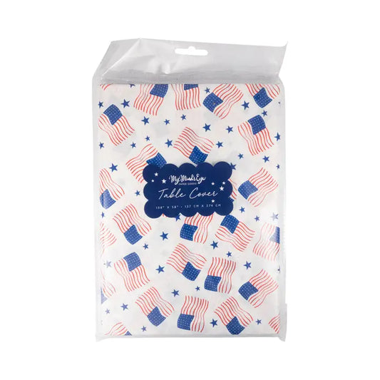 Paper Table Cover - Scattered Flags