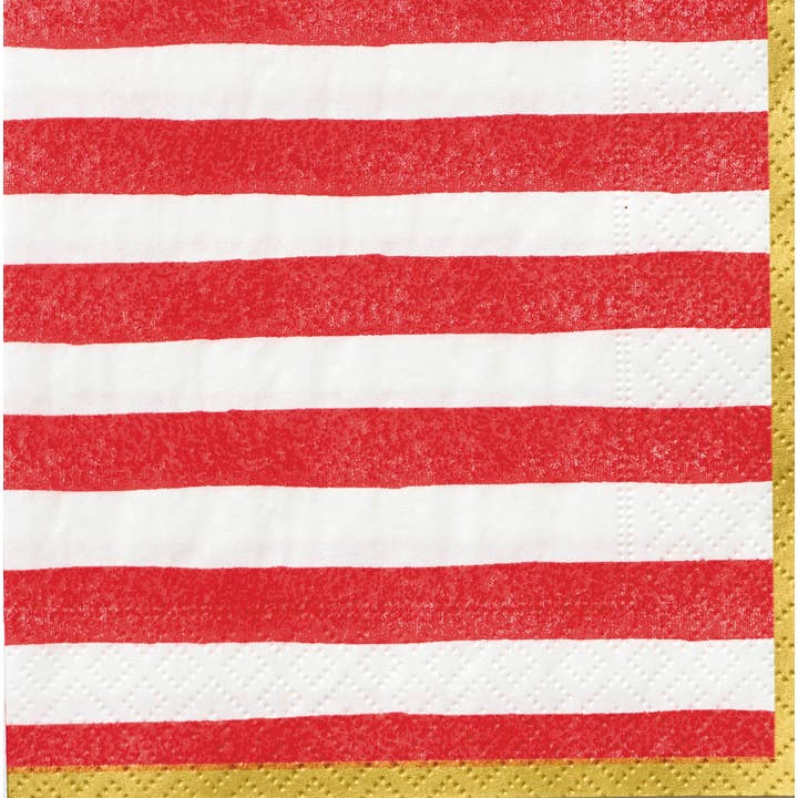 Luncheon Napkin - Bold Strokes Red