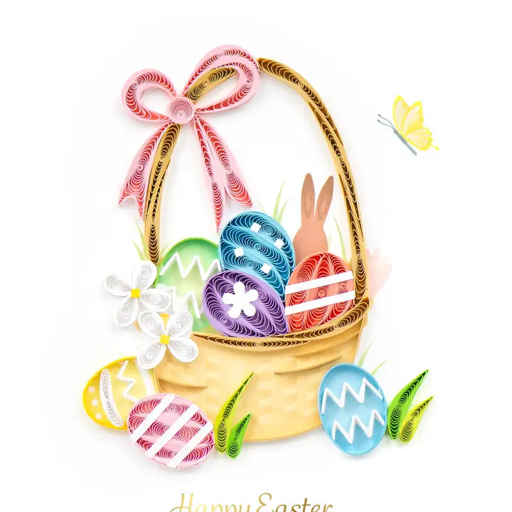Quilled Card - Easter Basket