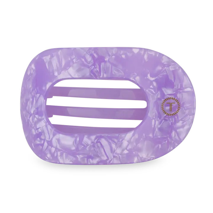 Medium Flat Round Hair Clip - Lavender Mist