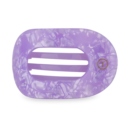 Medium Flat Round Hair Clip - Lavender Mist