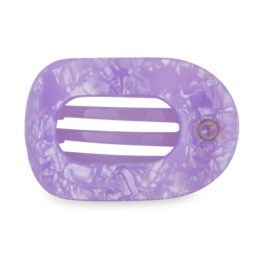 Medium Flat Round Hair Clip - Lavender Mist