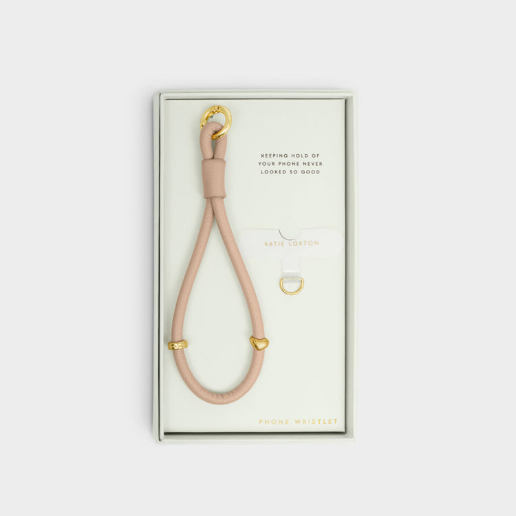 Phone Wristlet Strap - Nude Pink