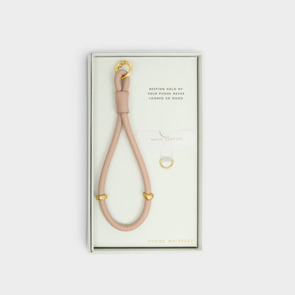 Phone Wristlet Strap - Nude Pink